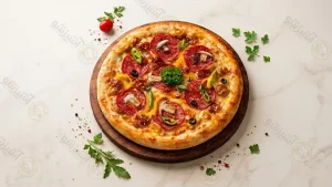 طرز تهیه خمیر پیتزا آمریکایی و پیتزا پپرونی