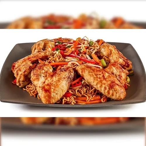 طرز تهیه مرغ سوخاری با نودل