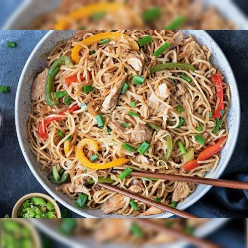 طرز تهیه نودل سبزیجات