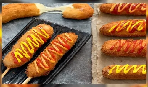 طرز تهیه فینگرفود سوسیس سوخاری پنیری