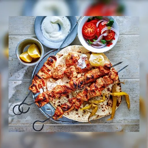 طرز تهیه جوجه کباب لبنانی