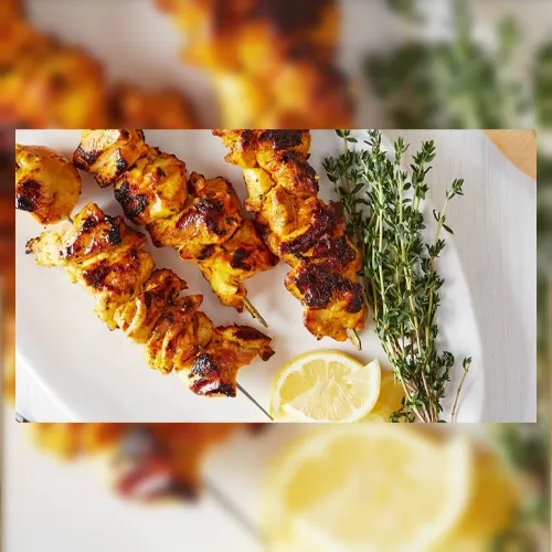 طرز تهیه جوجه کباب زعفرانی