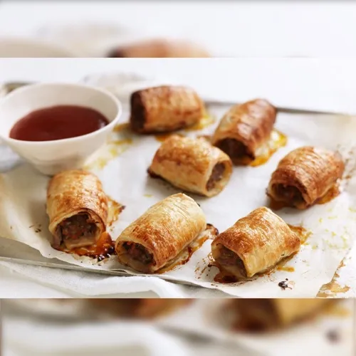 طرز تهیه فینگر فود سوسیس چوبی با خمیر یوفک