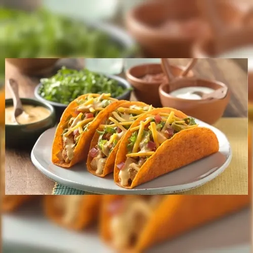 تاکوی گوشت و سالاد كلم