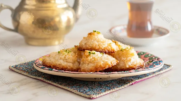 آموزش تهیه شیرینی نارگیلی