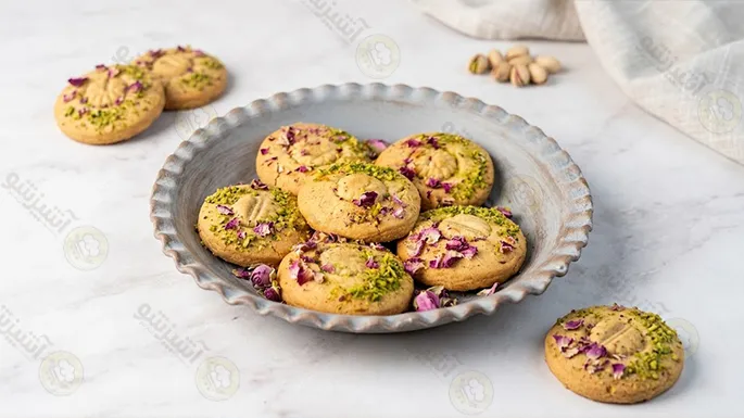 آموزش تهیه کلوچه پسته ای