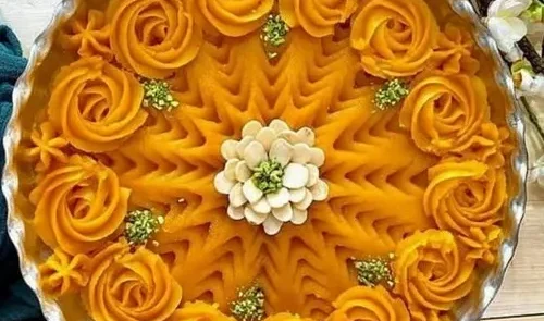 طرز تهیه حلوا زعفرانی