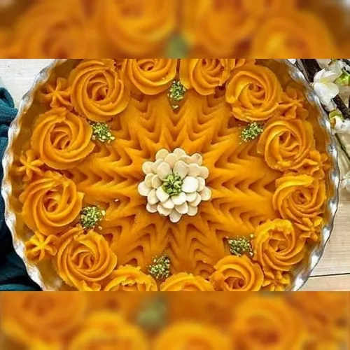 طرز تهیه حلوا زعفرانی