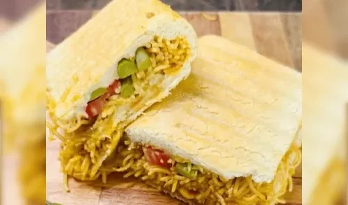 طرز تهیه ساندویچ ماکارونی