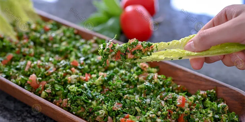 سالاد بلغور لبنانی یا سالاد تبوله