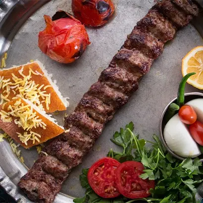 یک سیخ کباب بناب در دیس