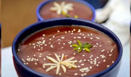 طرز تهیه سمنوی خانگی با جوانه گندم یا آرد