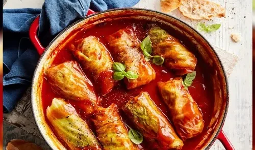 طرز تهیه دلمه کلم برگ تبریزی، ساده و خوشمزه