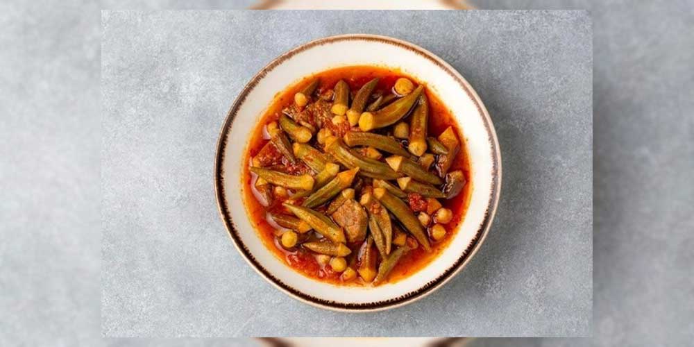 خورش بامیه از انواع خورش با گوشت قرمز