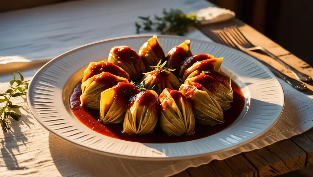 طرز تهیه دلمه بادمجان