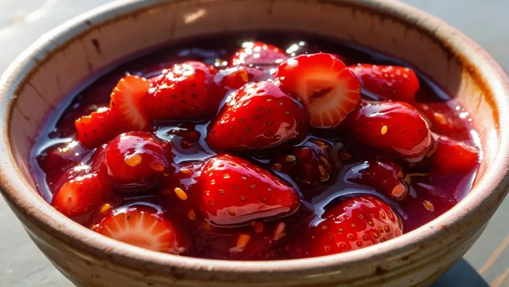 دستور پخت مربای توت فرنگی