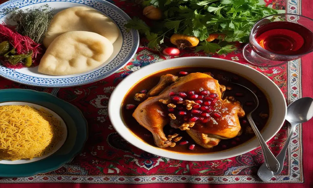 فسنجان با مرغ مجلسی