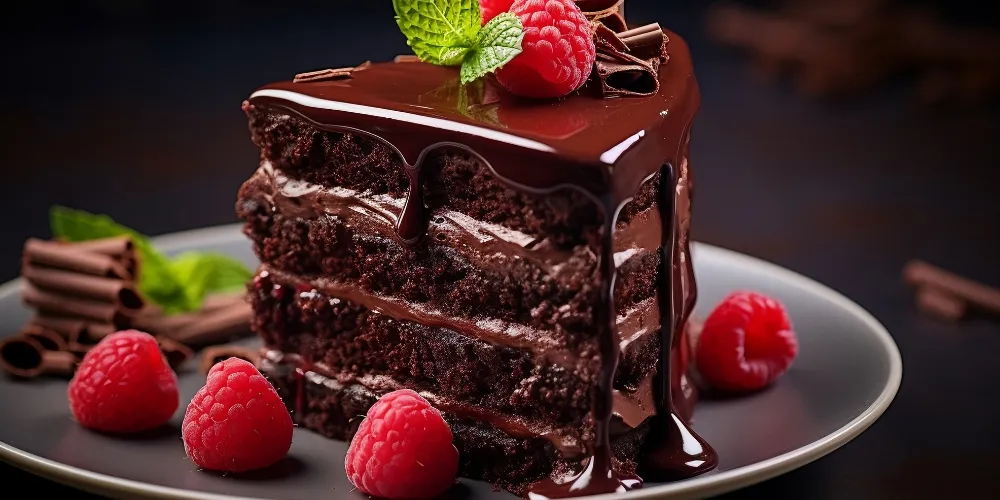مواد اولیه برای کیک خیس شکلاتی