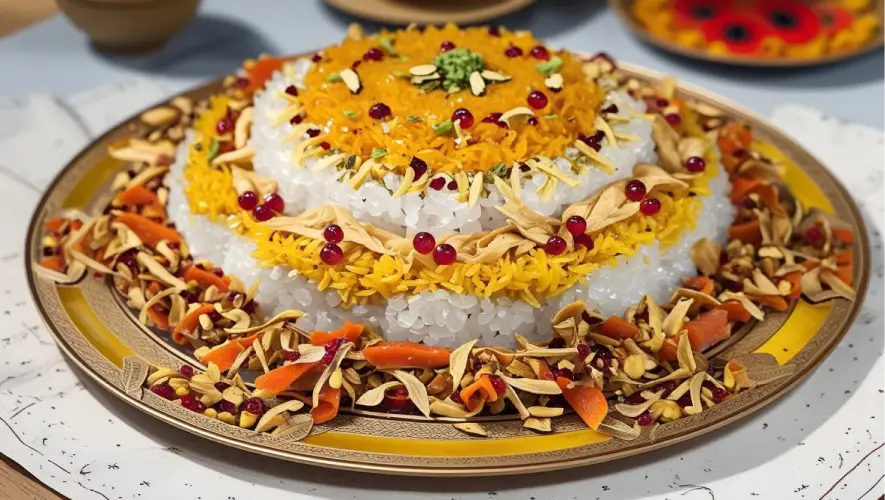 طرز تهیه هویج پلو با مرغ