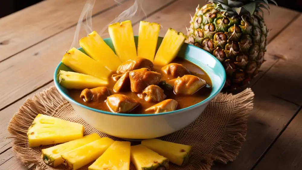 خورشت مرغ با آناناس دستور اصلی