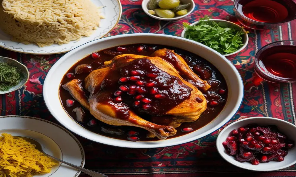 فسنجون با مرغ مجلسی
