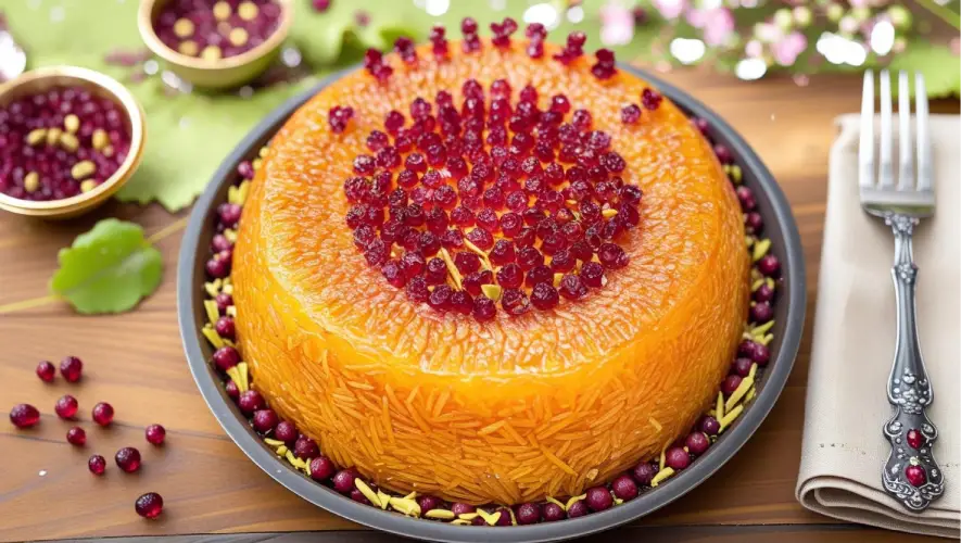 طرز تهیه تهچین مرغ خوشمزه و رستورانی
