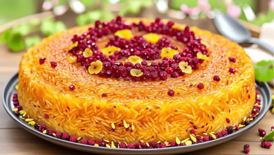 طرز تهیه تهچین با مرغ