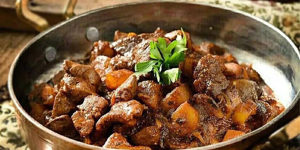  واویشکا با گوشت تکه‌ای