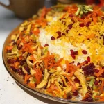 سیر تا پیاز طرز تهیه شیرین پلو