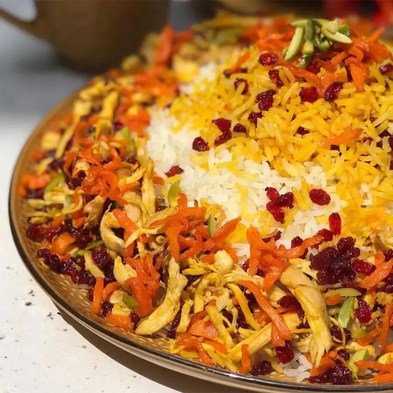 سیر تا پیاز طرز تهیه شیرین پلو