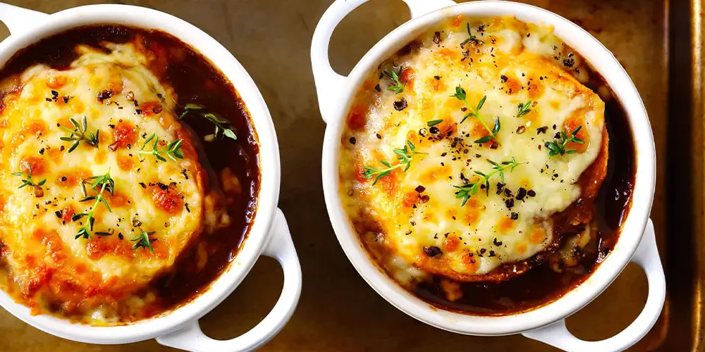 سوپ پیاز فرانسوی