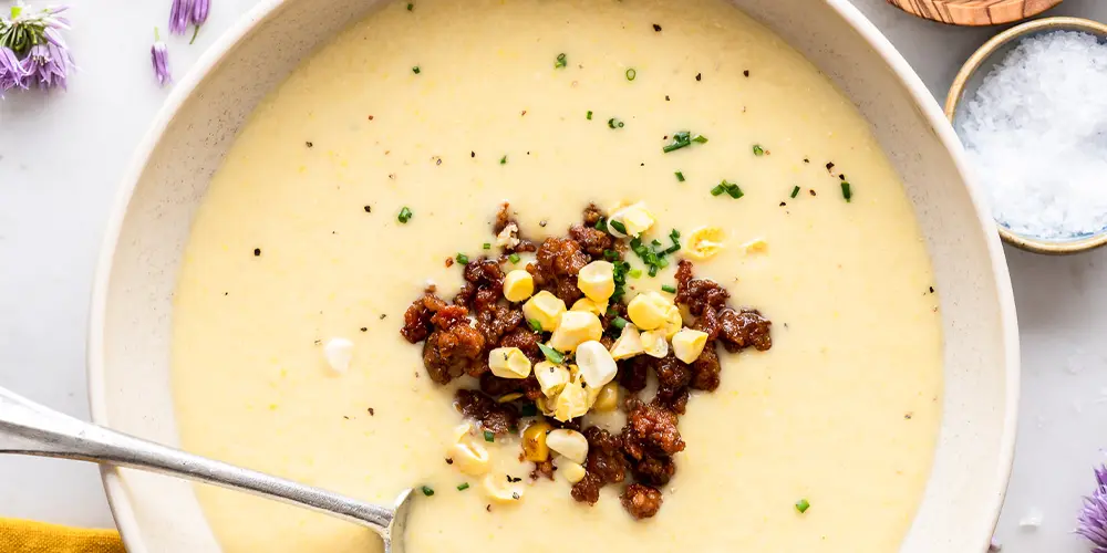 سوپ خامه و ذرت