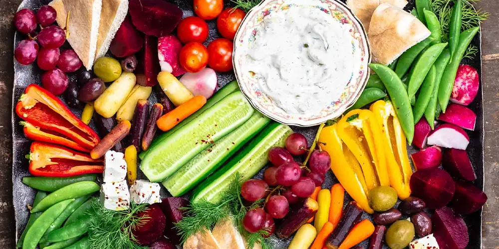 خوراک سبزیجات گریل‌شده