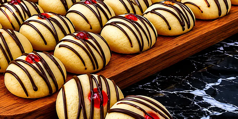 طرز تهیه شیرینی دادلی مربایی بدون فر