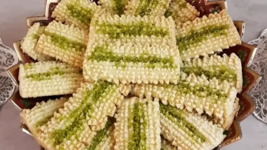طرز تهیه شیرینی چرخی عید + عکس شیرینی چرخی