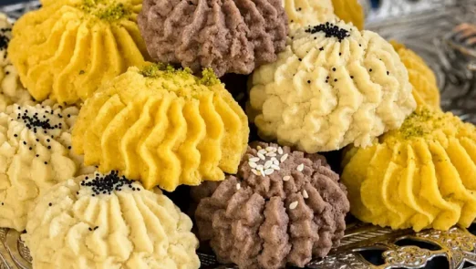طرز تهیه شیرینی پشمکی با فر و بدون فر + عکس شیرینی پشمکی