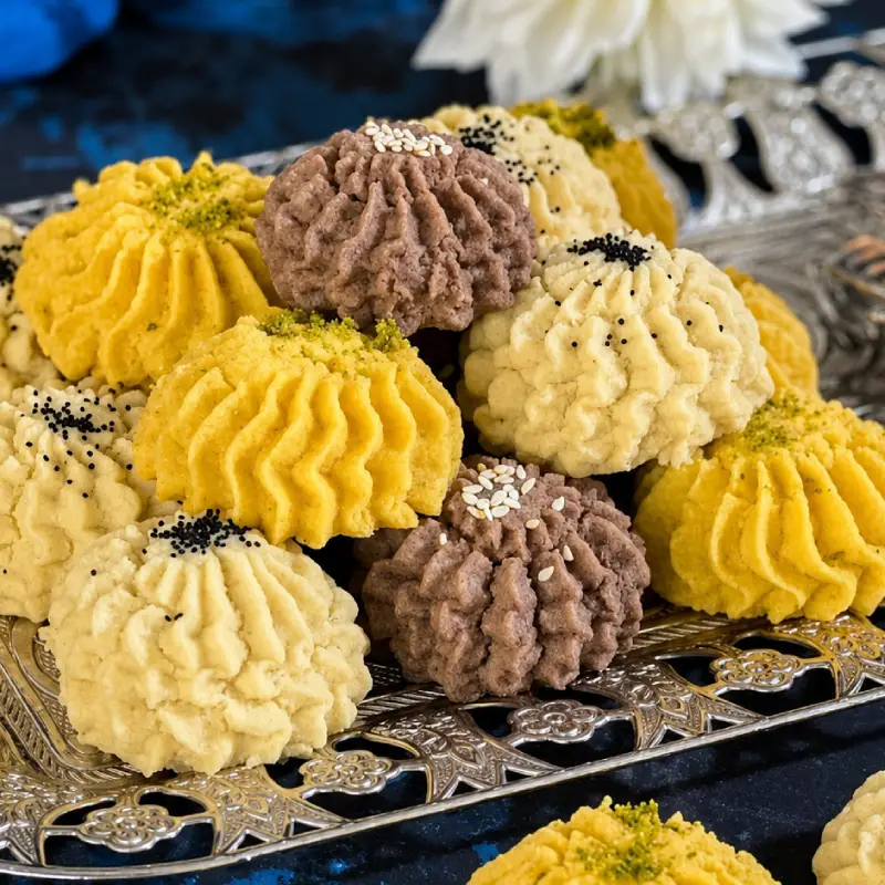 طرز تهیه شیرینی پشمکی با فر و بدون فر + عکس شیرینی پشمکی