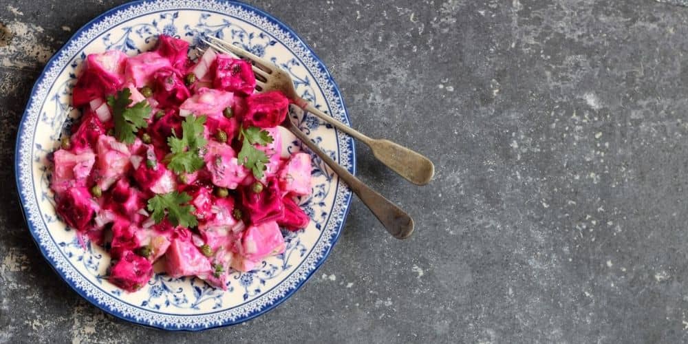 نکات مهم در طرز تهیه سالاد لبو و سیب زمینی